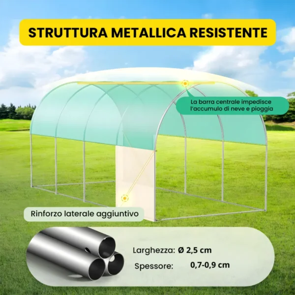 Serra a tunnel 2.5×4×2 m