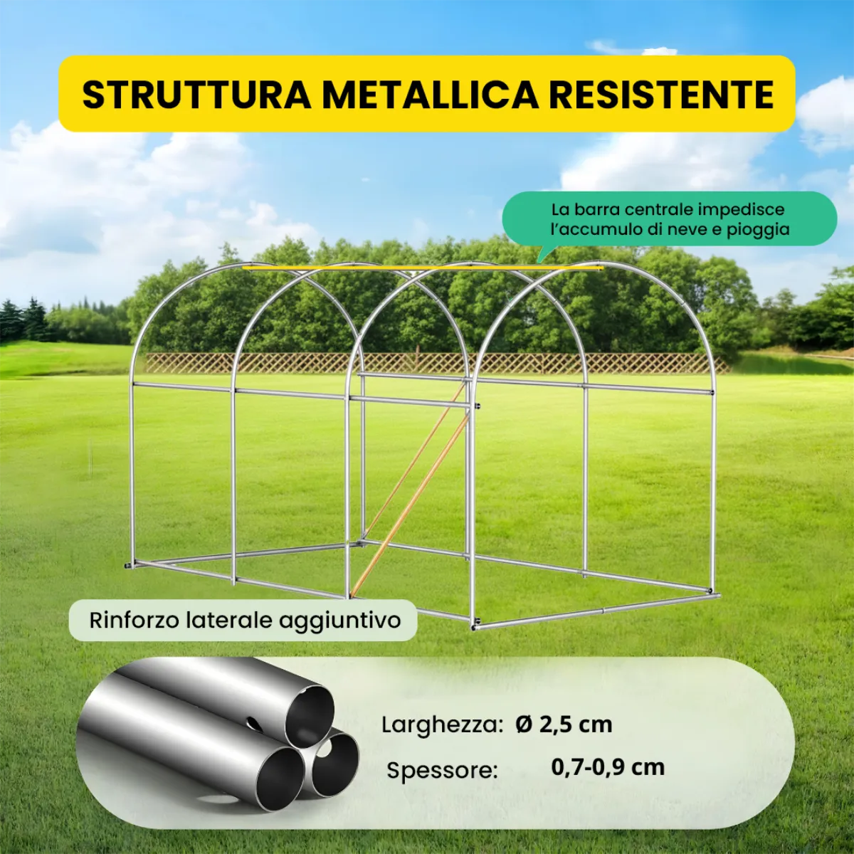 Serra a tunnel 2×3.5×2 m