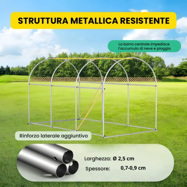 Serra a tunnel 2×3×2 m