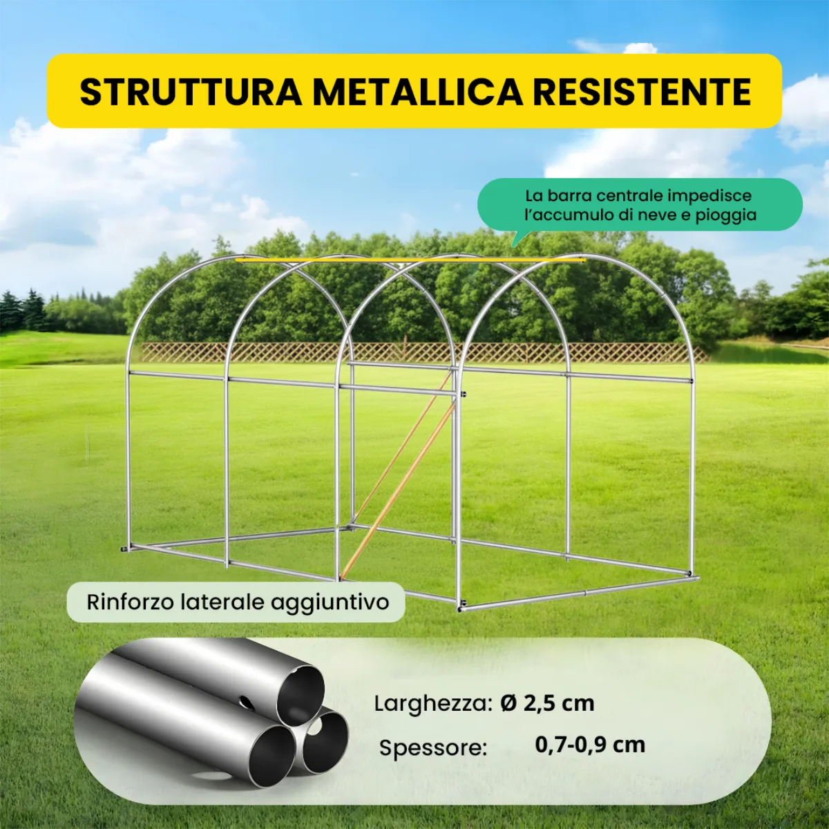 Serra a tunnel 2×3×2 m