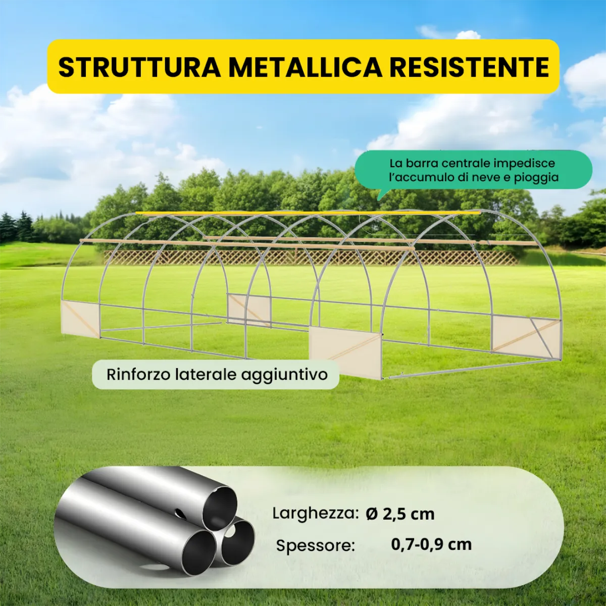 Serra a tunnel 3×6×2 m