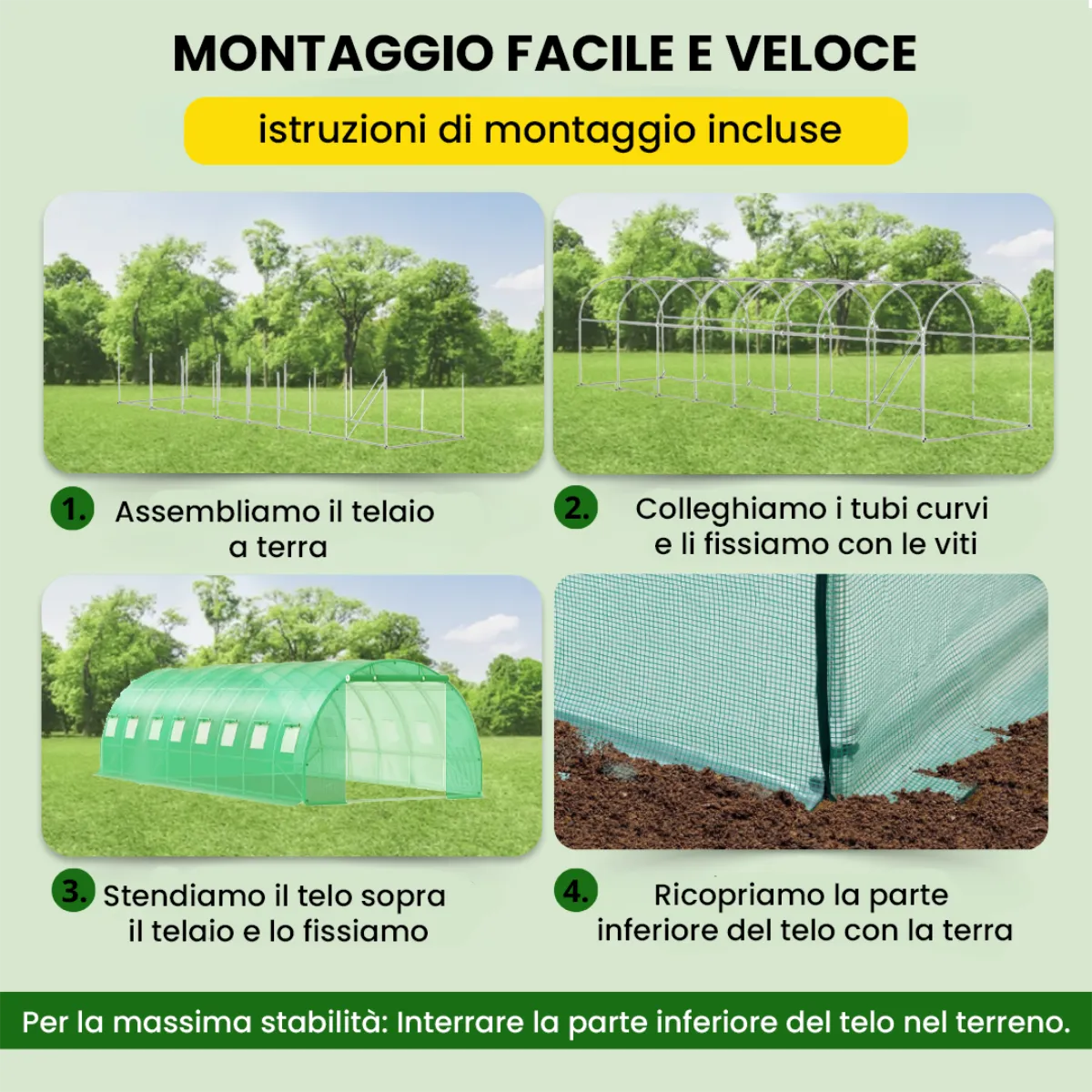 Serra a tunnel 3×8×2 m