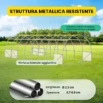 Serra a tunnel 3×8×2 m