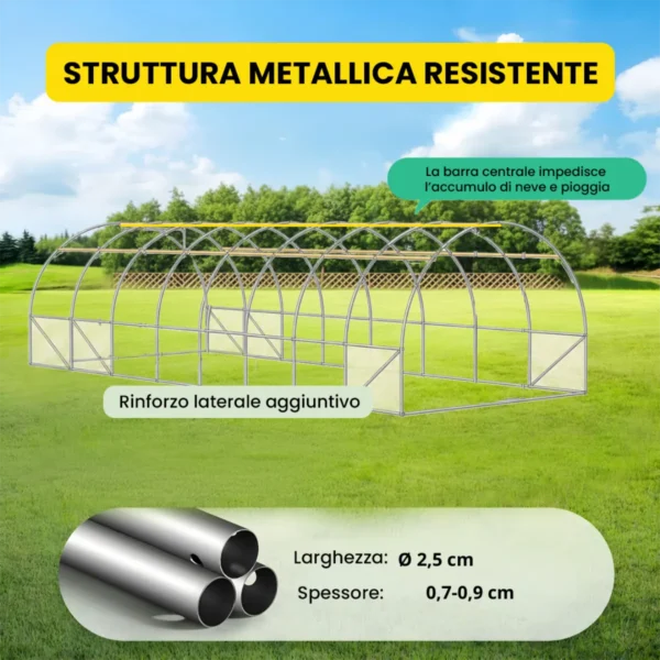 Serra a tunnel 3×8×2 m