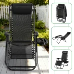 Lettino pieghevole da giardino – ergonomico e regolabile