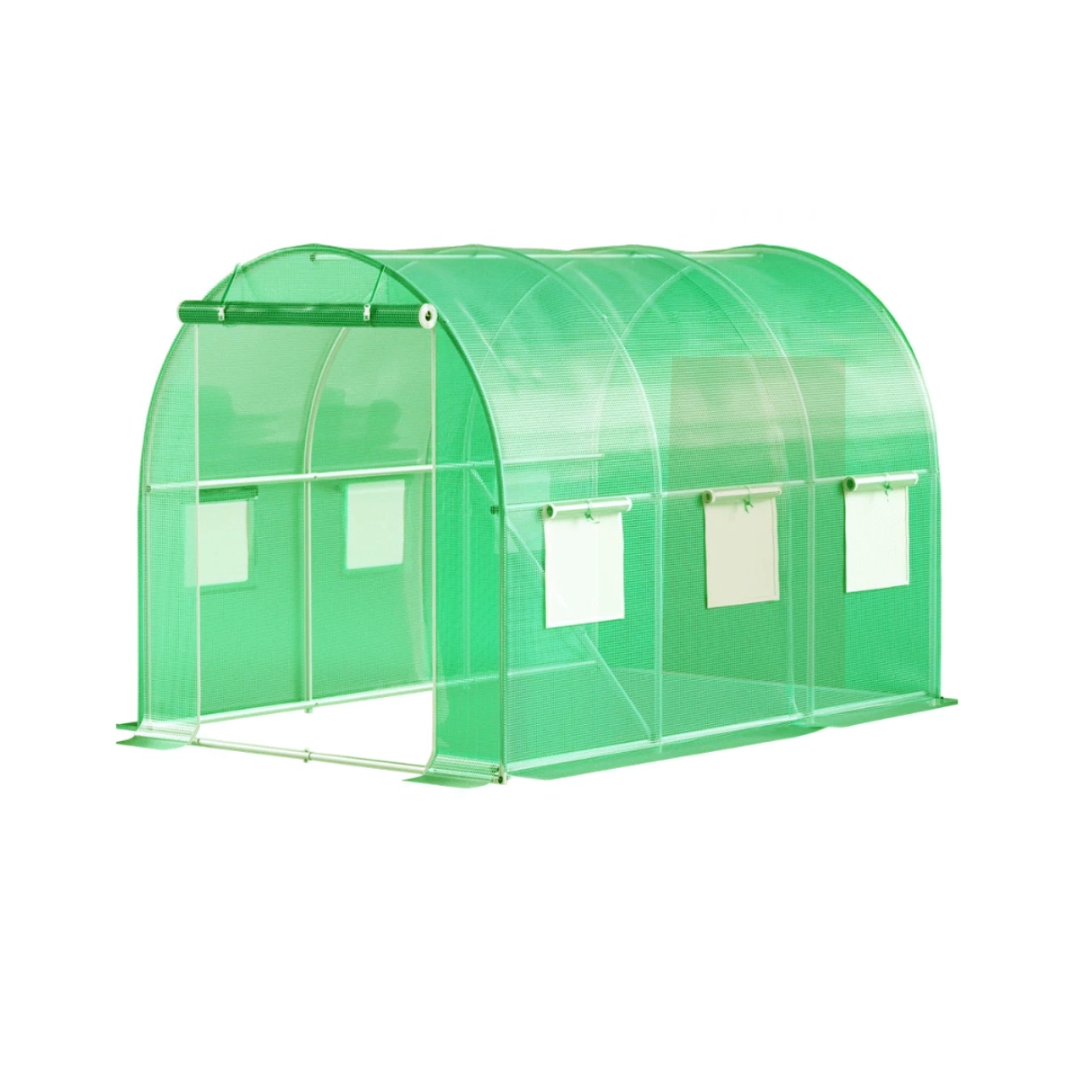 Serra a tunnel 2×3×2 m – struttura rinforzata, doppia porta, protezione UV