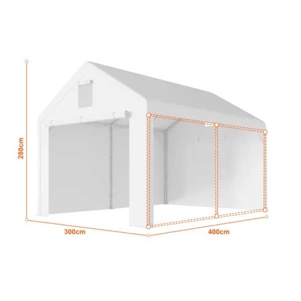 Tenda garage 3×4 m