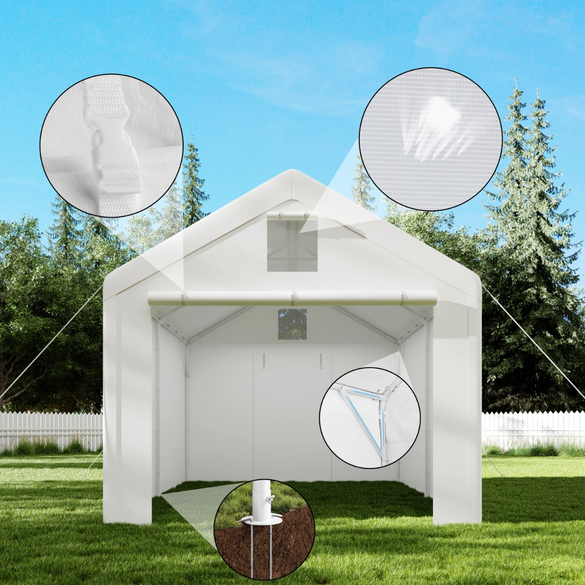 Tenda garage 3×4 m