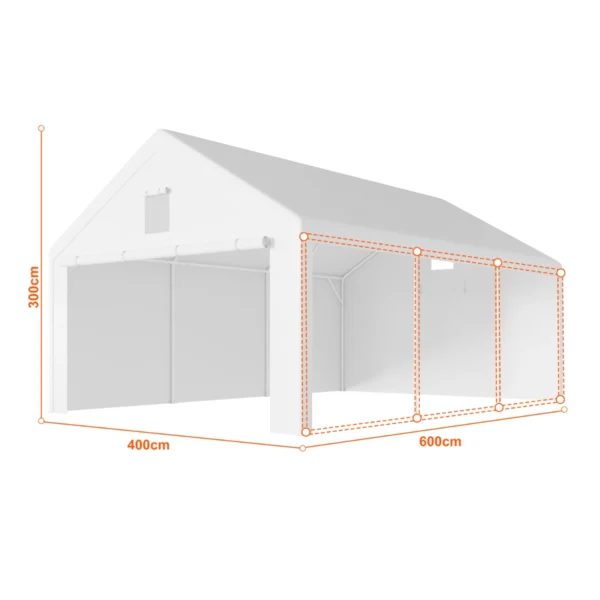 Tenda garage 4×6 m
