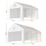 Tenda garage 4×6 m
