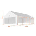 Tenda garage 5×10 m