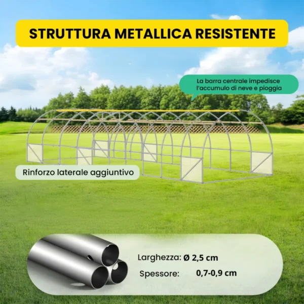 Serra a tunnel 3×10×2 m