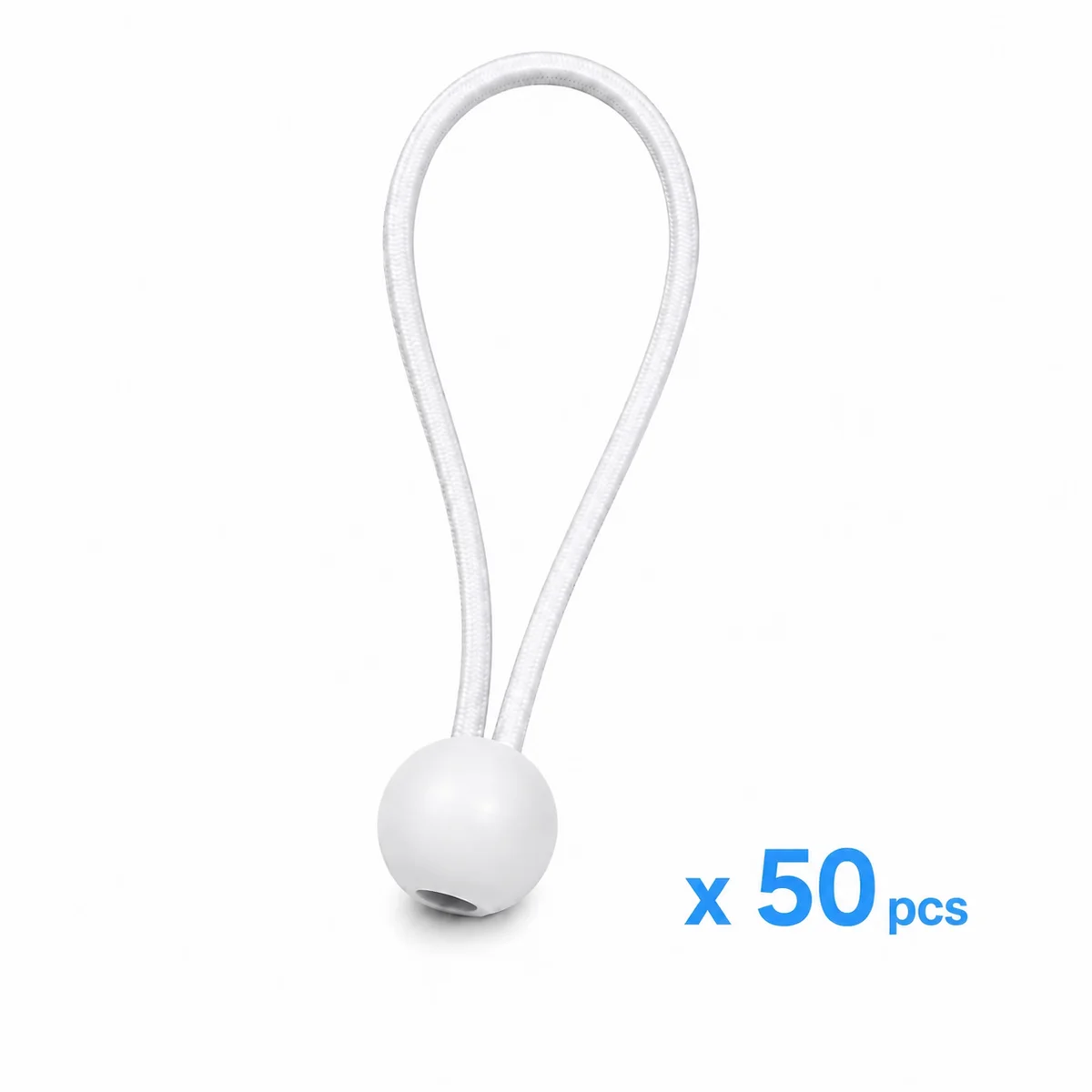 Elastici di fissaggio con pallina – 50 pz.