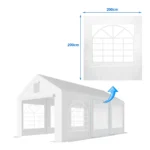 pareti-laterali-con-finestra-originali-per-tenda-garage-1 Pareti laterali con finestra originali per tenda garage premium – 2 pezzi