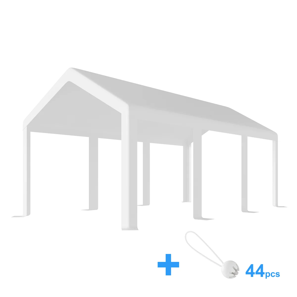 Telo di ricambio per tetto di tenda garage premium 3×6 m | 280 g/m² PE