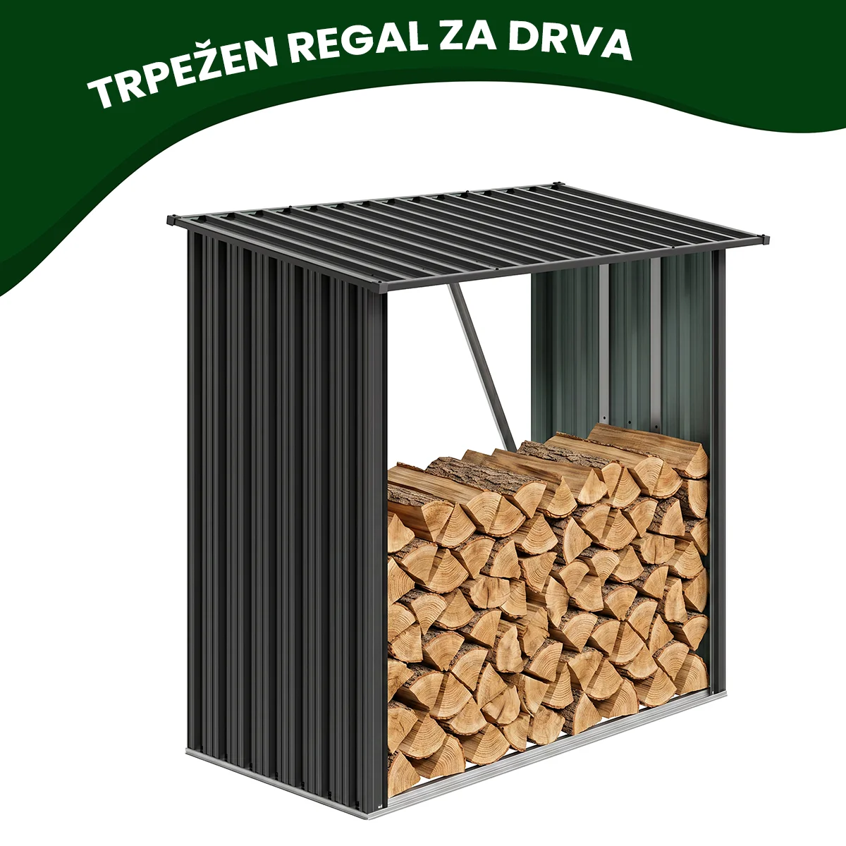 tettoia-metallica-per-legna-premium-1 Tettoia metallica per legna Premium 89 × 163 × 154 cm (1,5 m²)