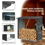 tettoia-metallica-per-legna-premium-2 Tettoia metallica per legna Premium 89 × 163 × 154 cm (1,5 m²)